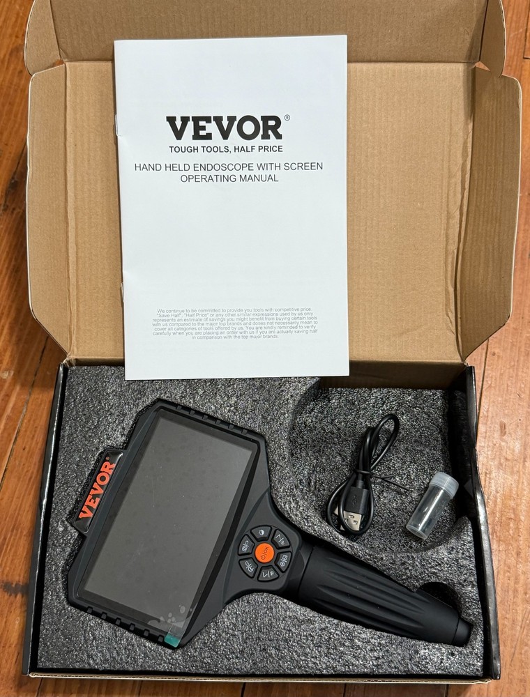 VEVOR Endoscope Unit with Charging Cable, NO CAMERA CABLE INCLUDED
