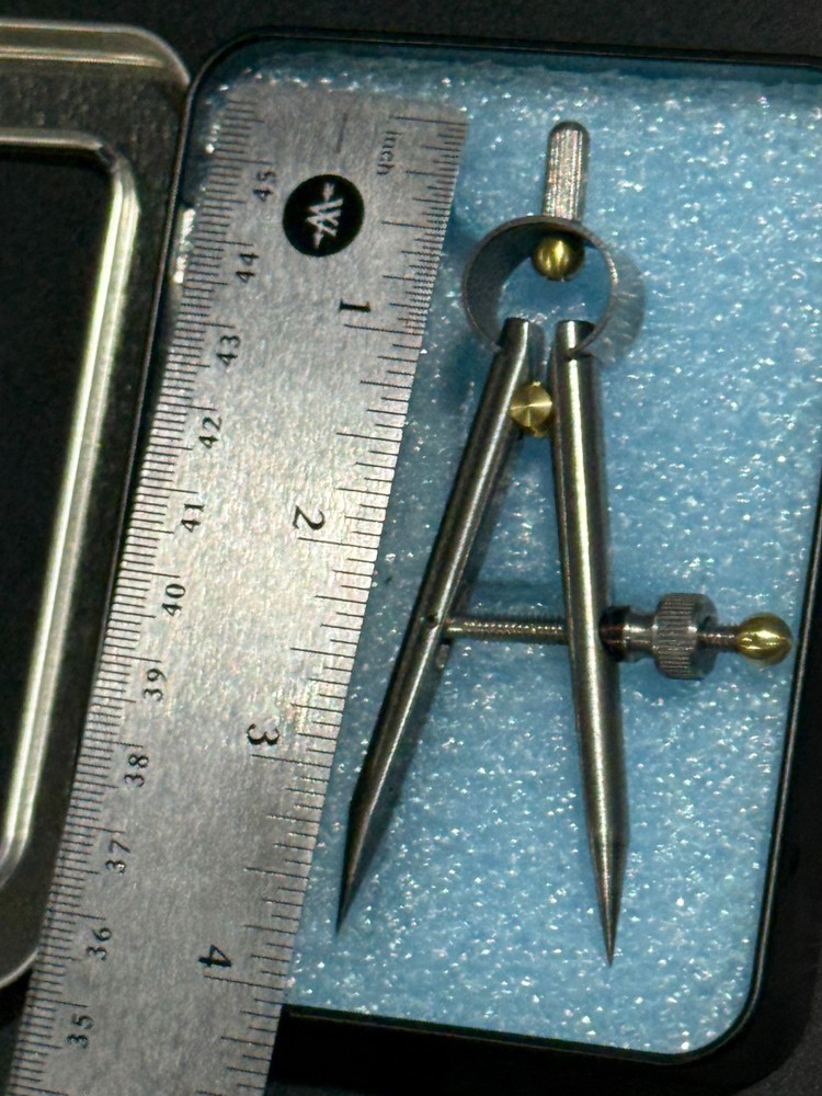 3" Solid Carbide Tipped Precision Divider / marking tool