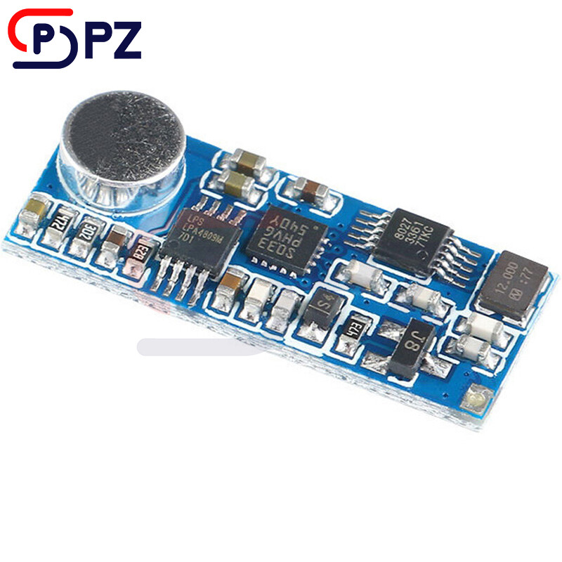 FM Wireless Microphone Transmitter Module 76-108MHz 100mW Adjustable Sensitivity