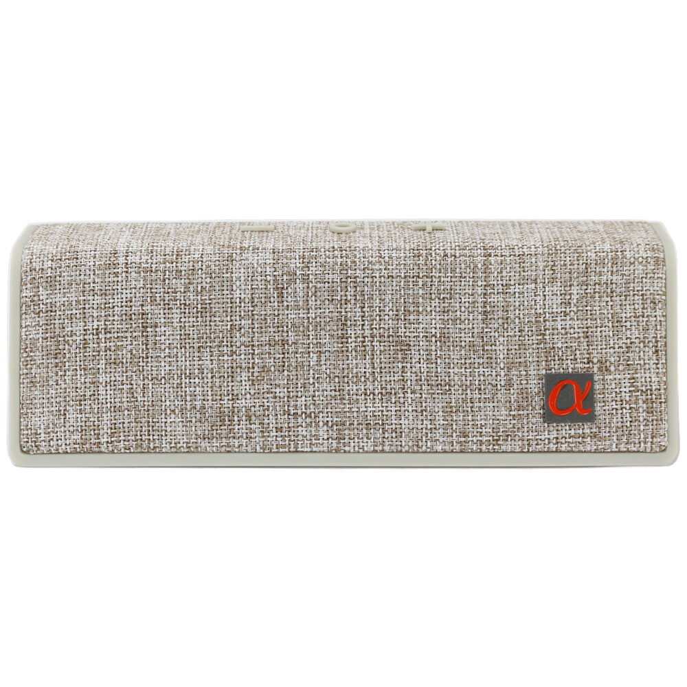 Alphasonik VIVID Wireless Bluetooth Portable Speaker 2000 mAh Battery - Beige