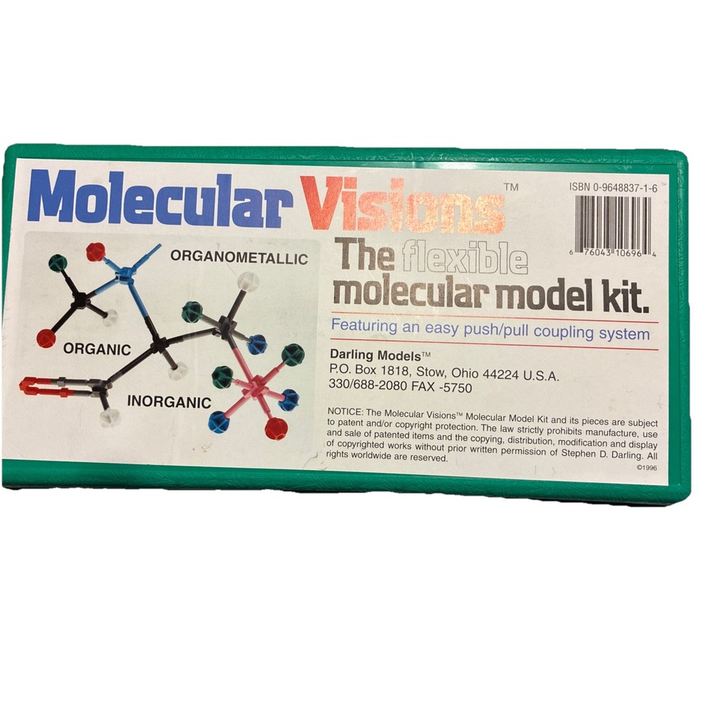 New Molecular Visions - The Flexible Molecular Model Kit - Darling Models