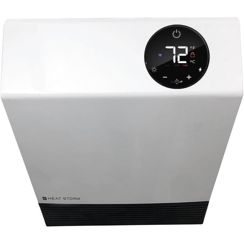 Infrared Wall Mount Heater Adjustable Thermostat Remote Control Safe Design