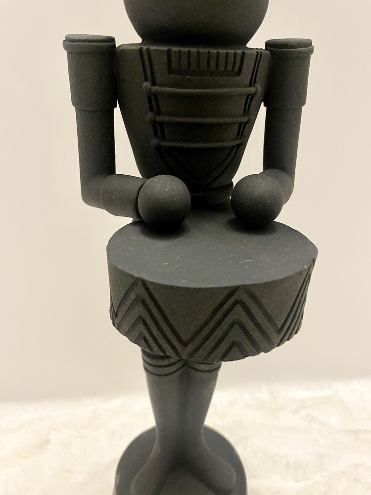 CHRISTMAS Holiday 20” Black Nutcracker Drummer