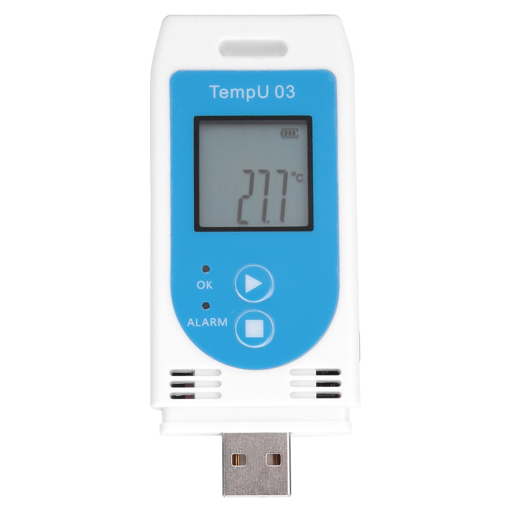 New LCD USB Temperature And Humidity Data Logger PDF  Datalogger Recorder