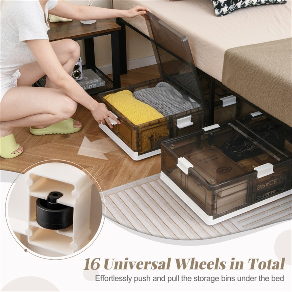 2 High-quality Storage Cabinets with Wheels