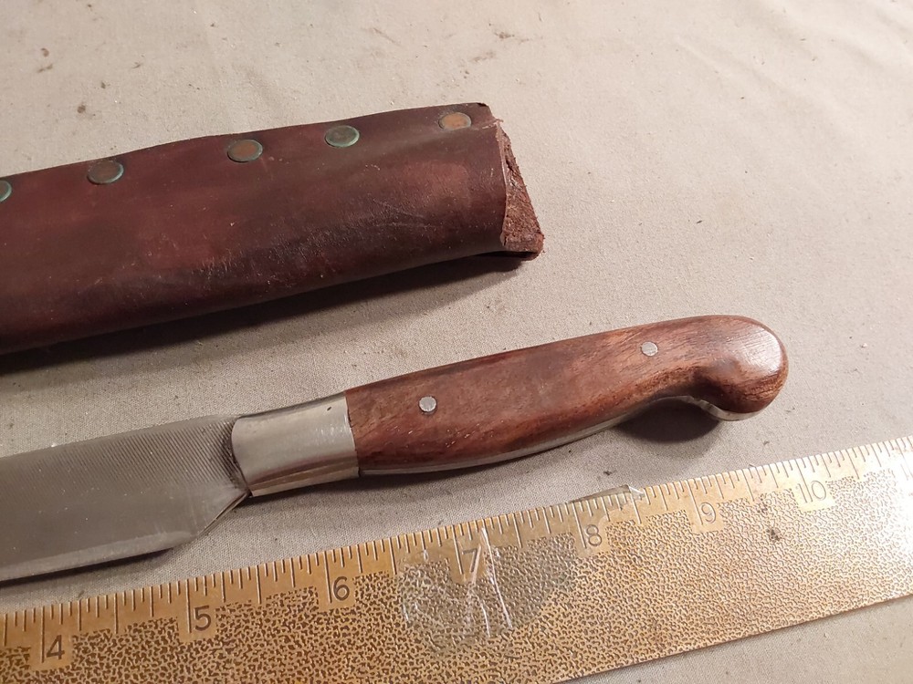 C Cox Jr Nail File Custom Made Fixed Blade Knife