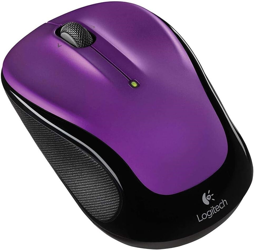 Logitech M325 Wireless Mouse for Web Scrolling PC / MAC / Laptop Purple / Violet