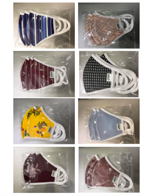 Antimicrobial Cloth Mask, Rewashable, Lightweight, Soft, Patterned, Colored- Buy