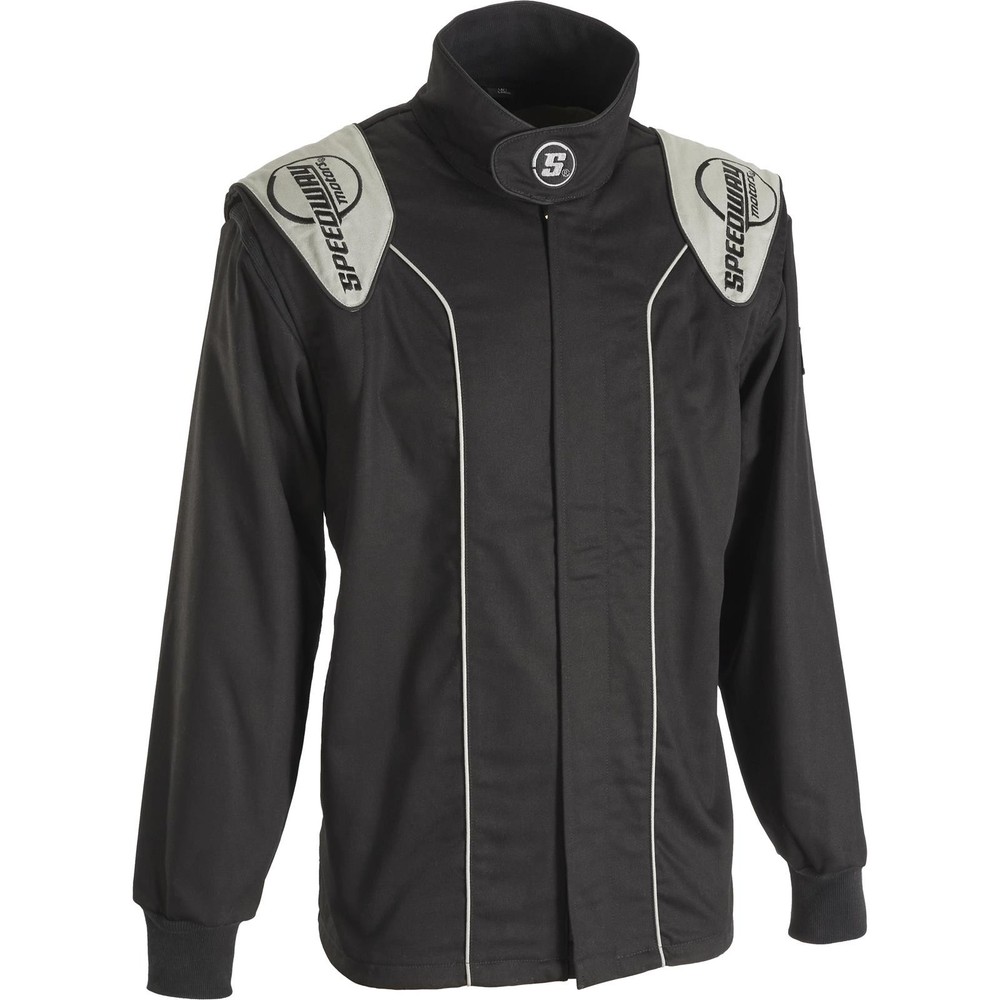 Speedway Double-Layer SFI-5 Racing Suit Jacket, Grey Medium