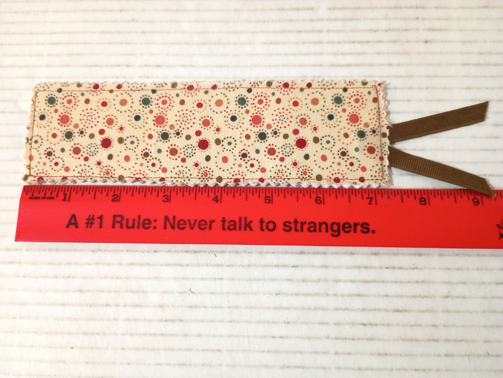 Homemade Cloth Bookmark