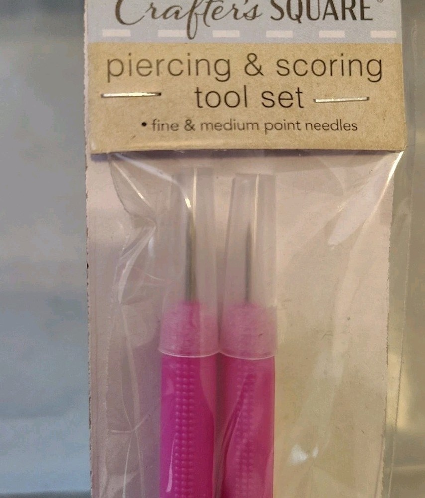 New 4 x 2 pieces Crafter's Square Piercing & Scoring tool set