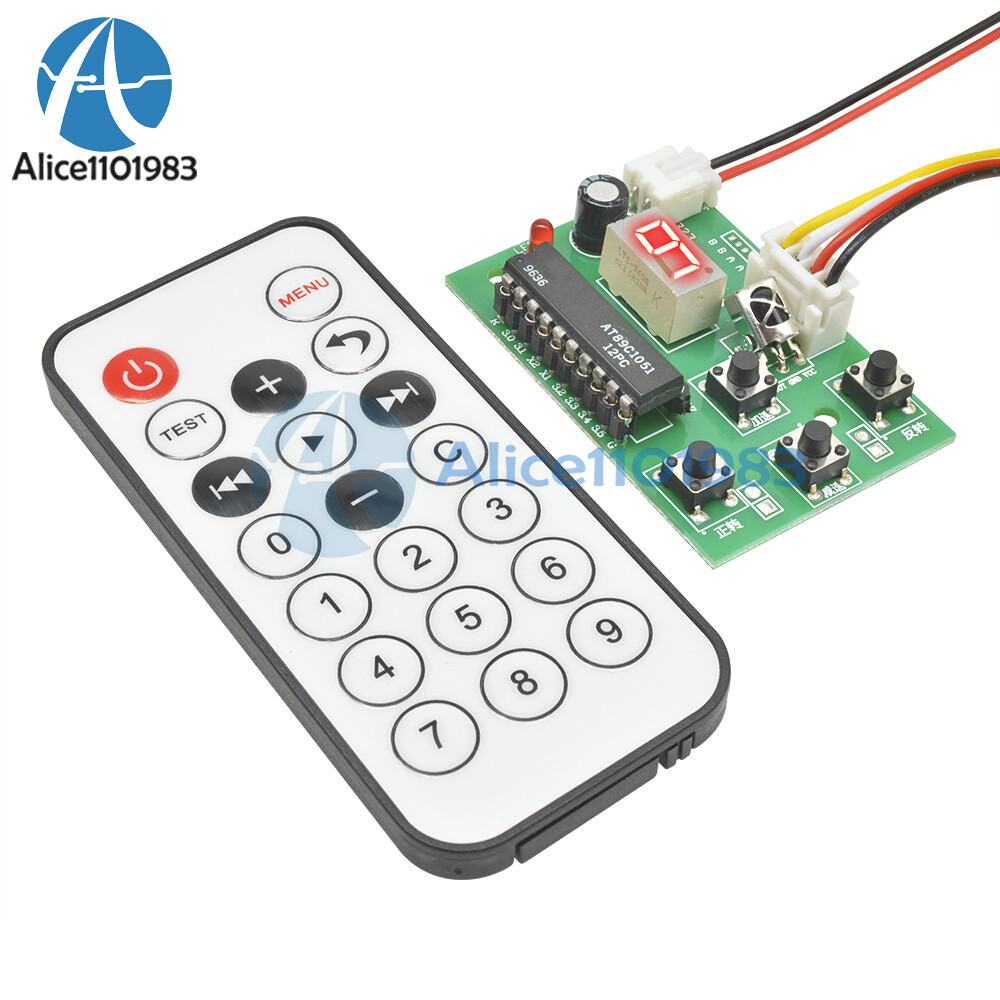 Stepper Motor Driver 2-Stage 4-Wire Adjustable Speed Controller & Remote Control