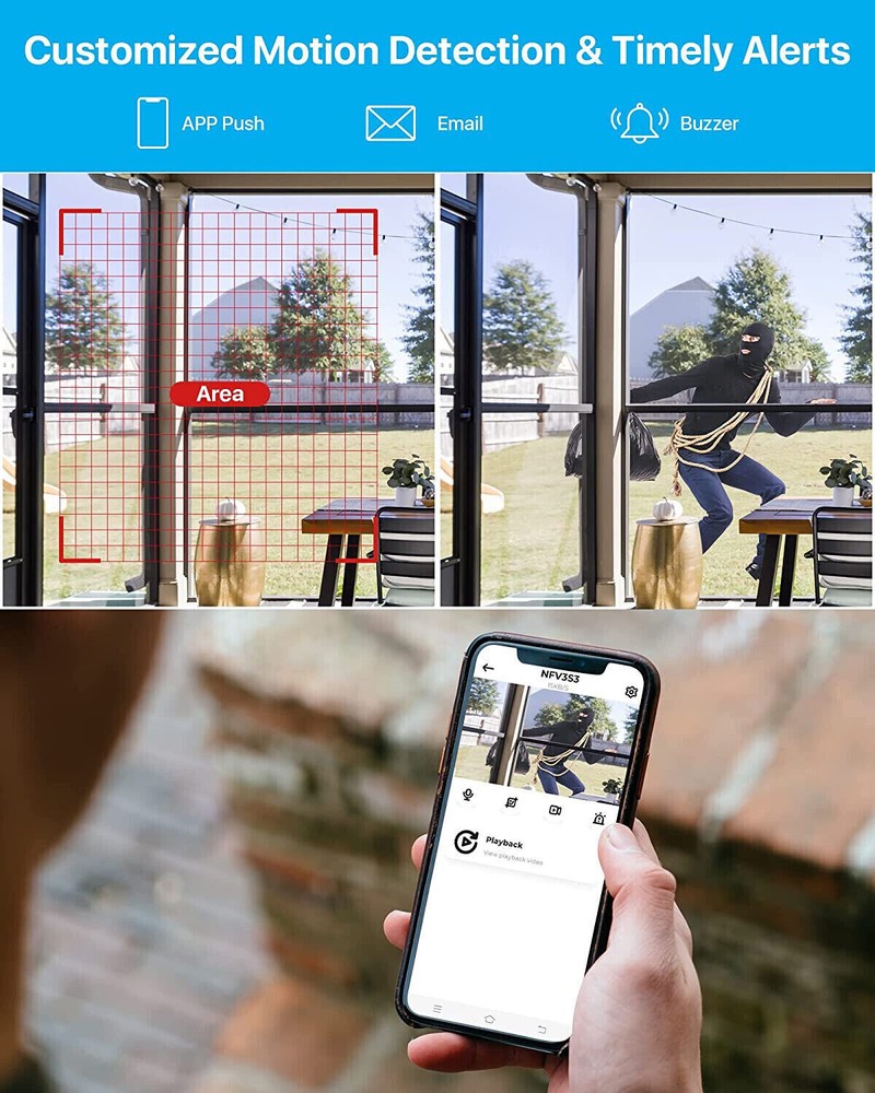 ZOSI H.265+16CH 2MP Surveillance DVR Security Camera System Motion Detection