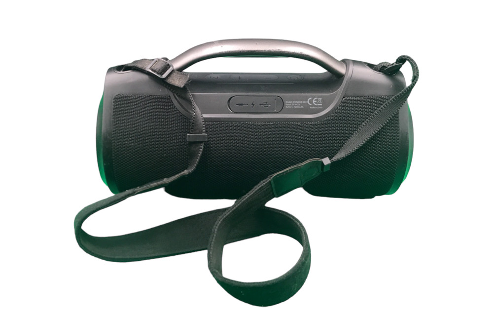 Ironside 2021 Portable Wireless Bluetooth Speaker Black With Strap - Used