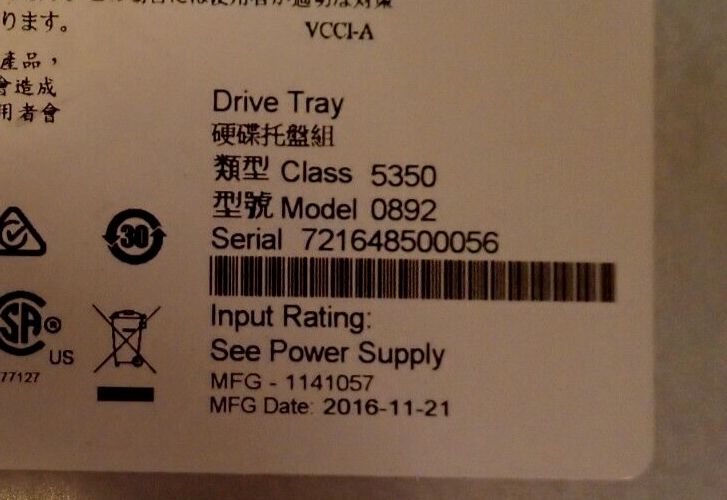 NetApp DE5600 24-Bay Storage Array with 24x 800GB SSD Dual Controller Dual PSU