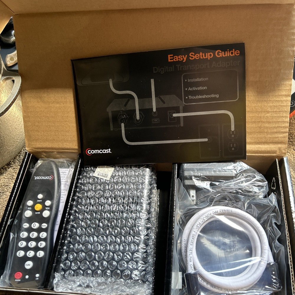 Comcast Motorola Digital Transport Adapter Self-Installation Kit NIB