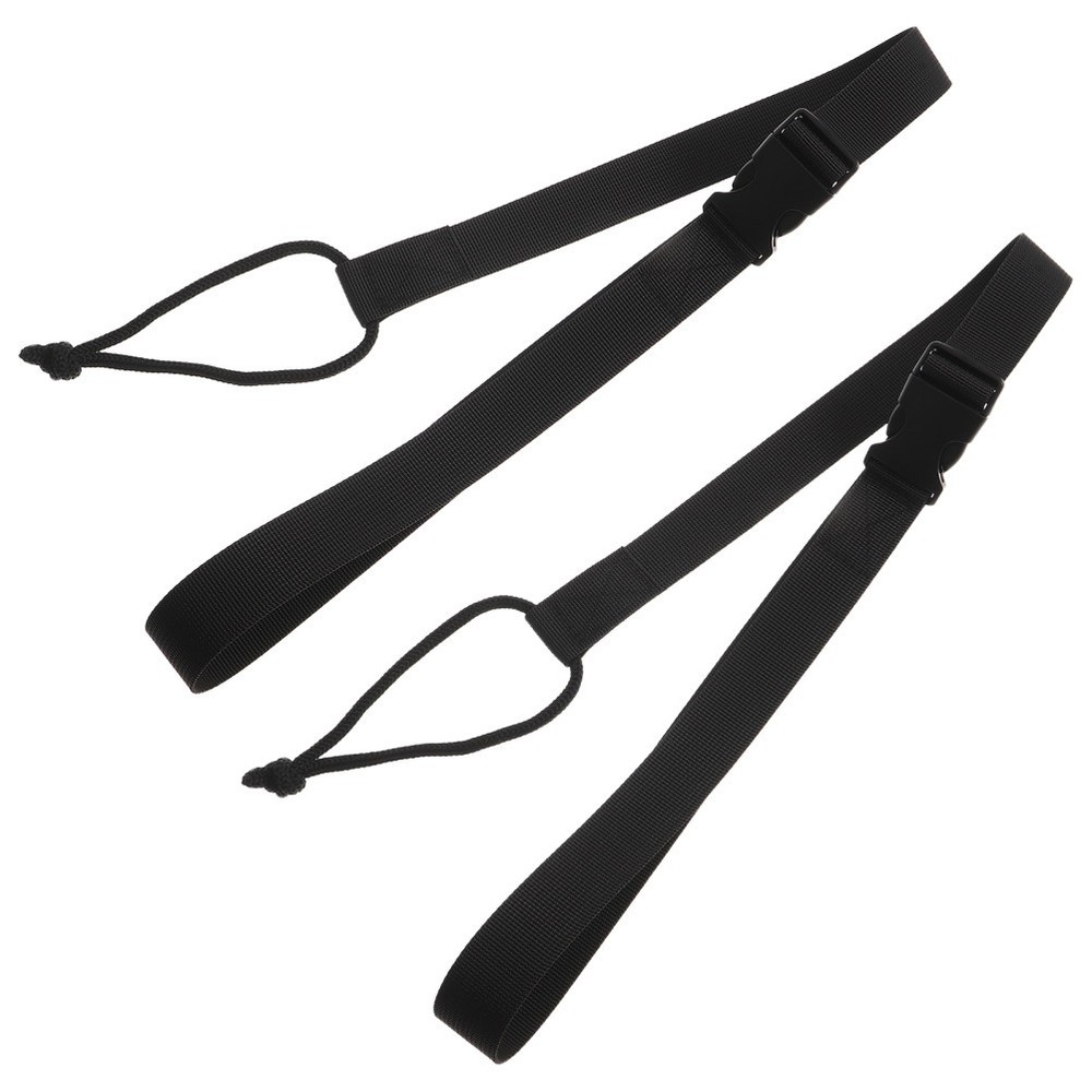 2 Pcs Snowboard Leash for All Mountains Adjustable Straps Binding