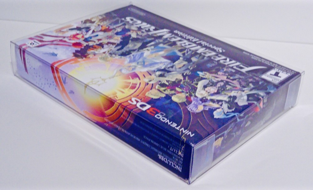 1 Box Protector For FIRE EMBLEM FATES Nintendo 3DS  Plastic Display Case      