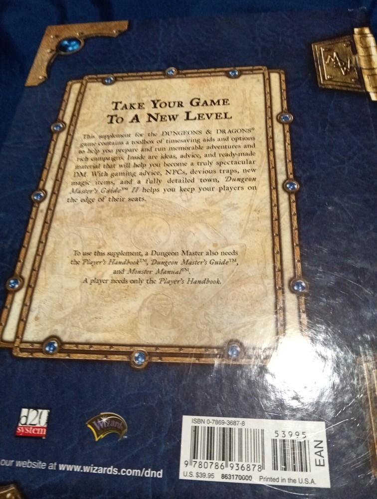 dungeon masters guide 2nd edition