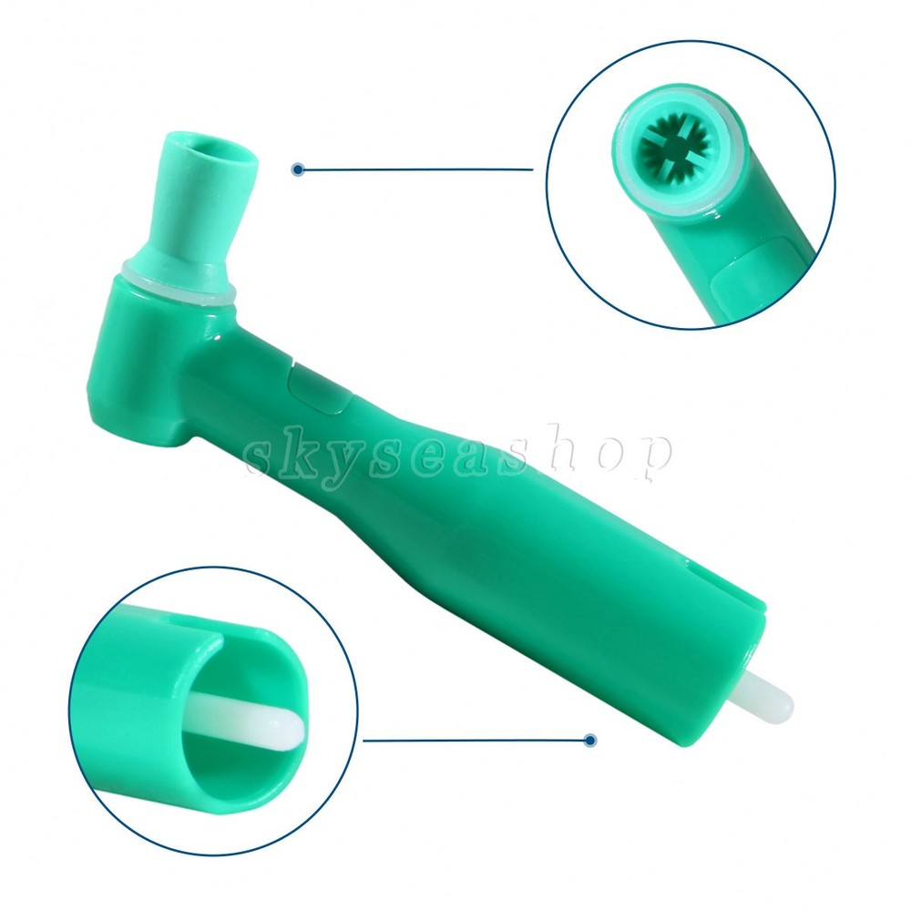 100pc Dental Disposable Prophy Angles Soft Cup Latex Free Right Angle 105° angle