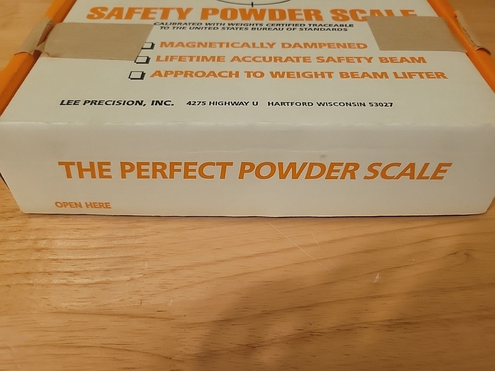 Lee Safety Powder Scale, New Never Used