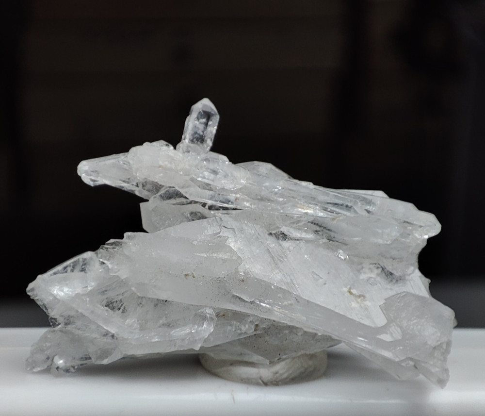 Faden Quartz Crystal With Good Luster & Nice Termination-Pak.