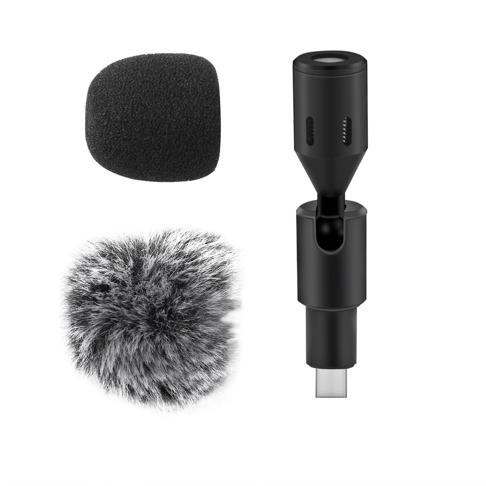 Mini Plug-in Smartphone Microphone Mic Cardioid Pickup Type-C C2P2