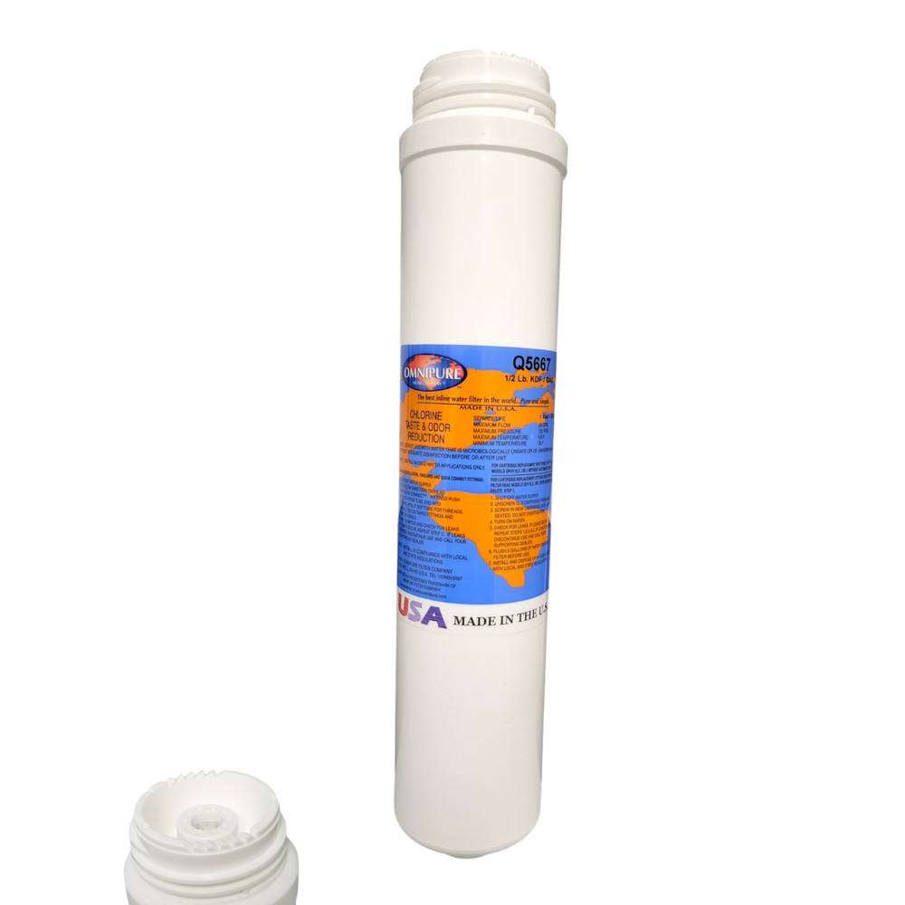 Omnipure Q5667 1/2 LB. KDF / GAC Water Filter