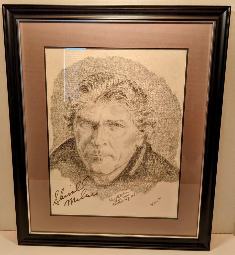 Sherrill Milnes American Opera Singer Signed sketch Autographed ORIGINAL