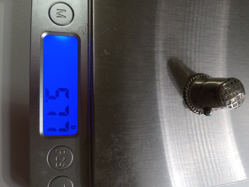 Sterling Native American Vintage Thimble