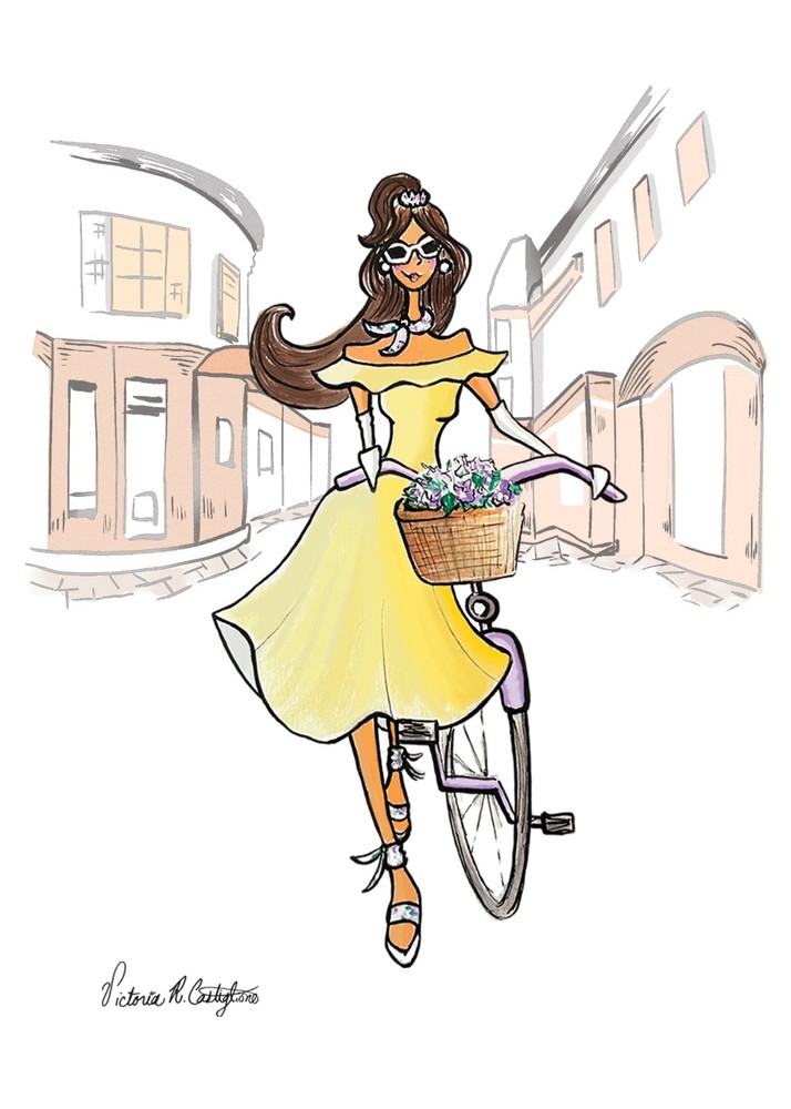 Amber | 5x7 Illustrations 8x10 Matte Border (Frameless)