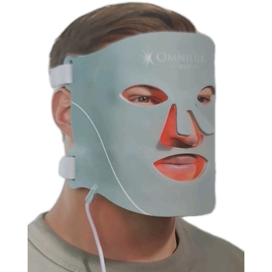 OPEN BOX Omnilux Men's LED Red Light Therapy Mask