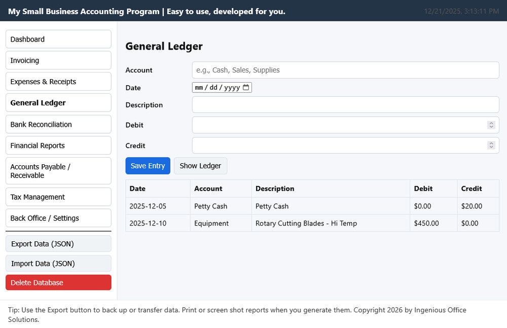 My Small Business Accounting Program Any PC, UNIVERSAL OS, FULL VERSION, CD-r