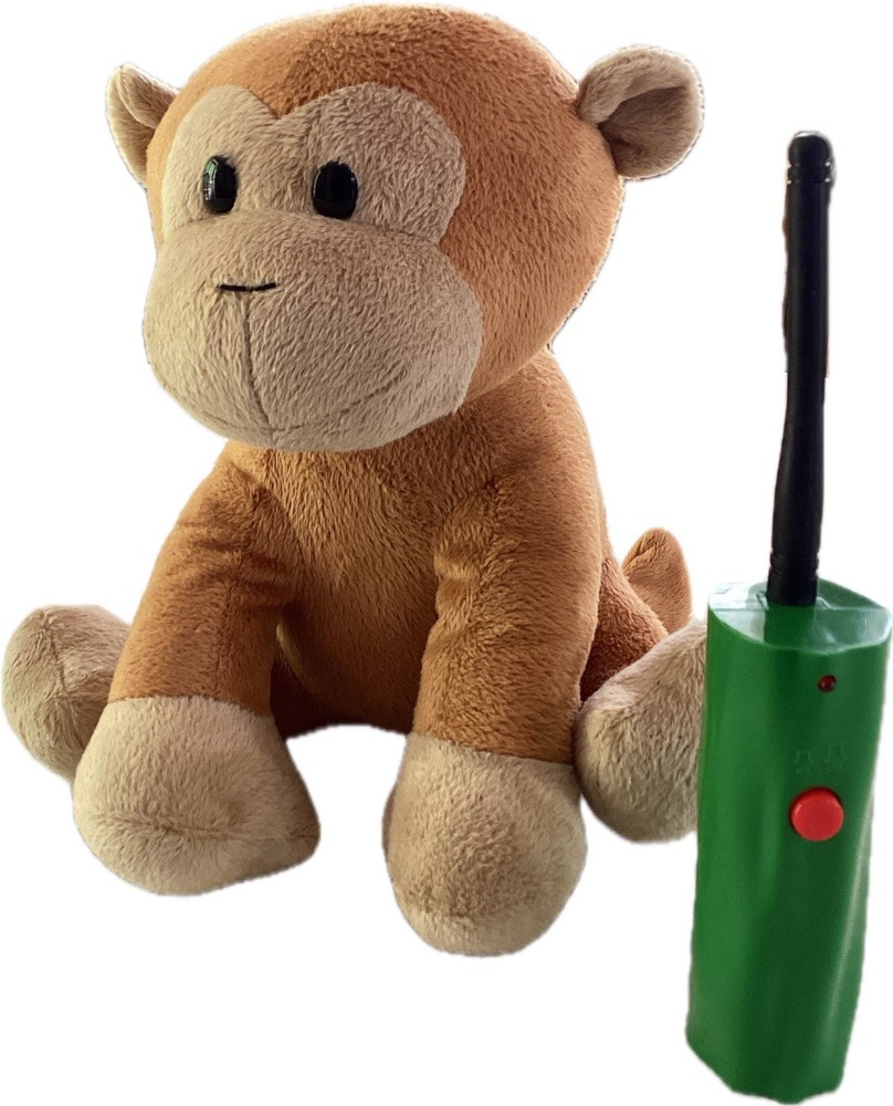 Interactive Hide & Seek Monkey Plush Toy~R & R Games~EUC~