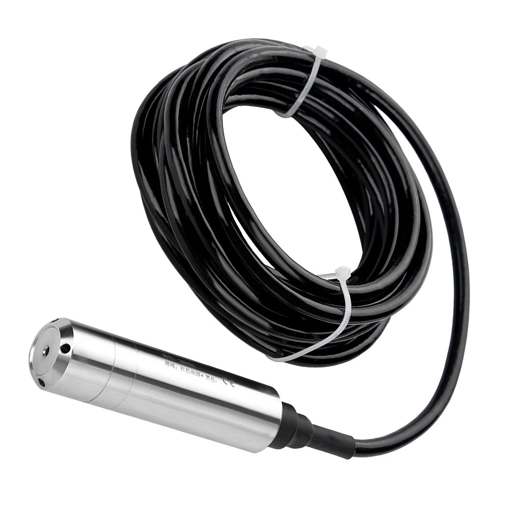 Liquid Level Sensor DC24V 4-20mA Throw Type For Detecting 0-5m Range Depth Steel