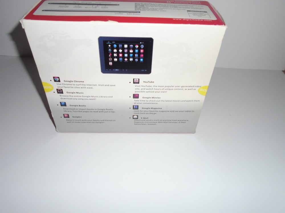 Sophix 8" Android Tablet Model#Tab-840G New In Box