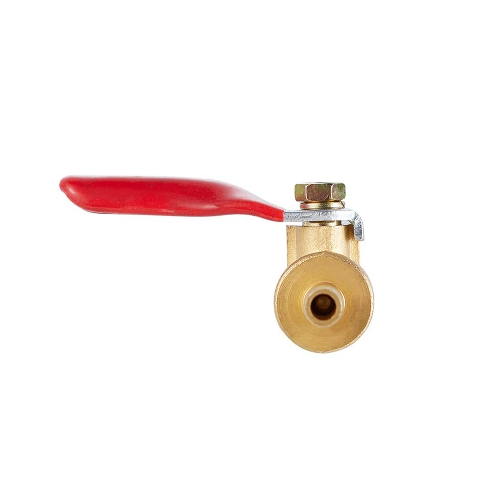 Brass Ball Valve Shut Off Switch Tubing Fitting Straight Coupling Adapter 2pc...