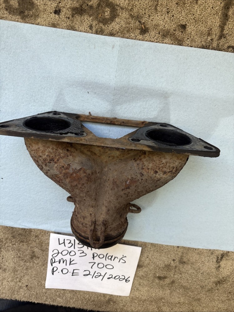 2003 Polaris RMK 700 exhaust header pipe manifold 431