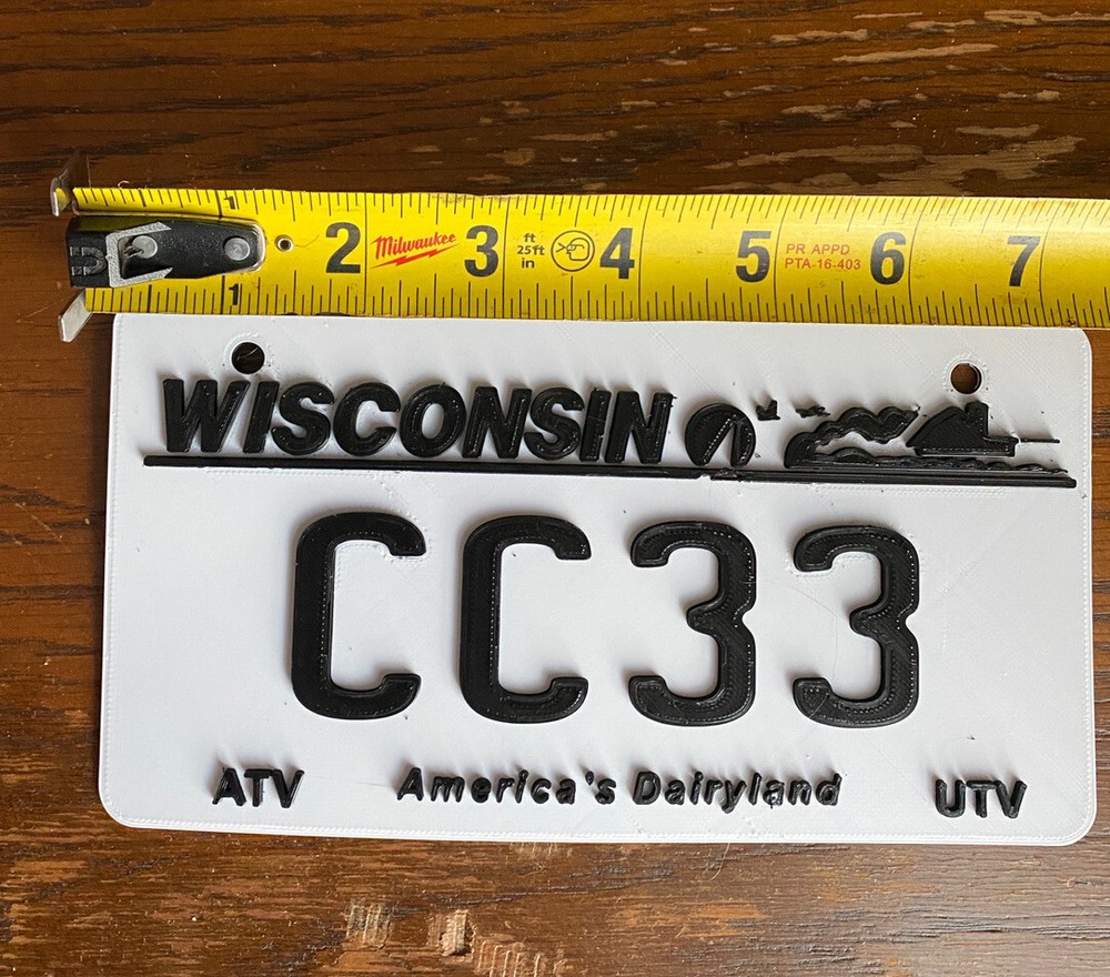 ATV/UTV Custom/Personalized License Plate
