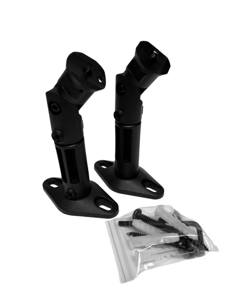 Wall Mount Ceiling Bracket for Sony SS-TSB101 Surround Speaker (Black) - Pair