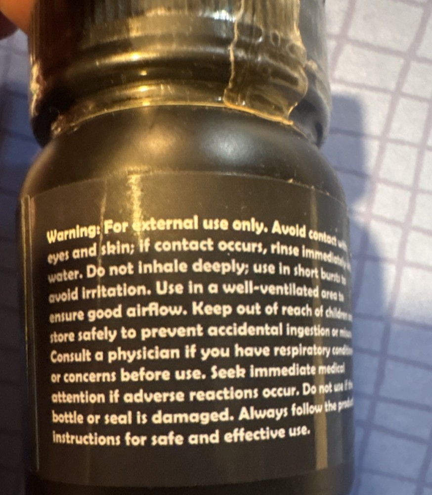 Ignite Smelling Salts (Ammonia Inhalant)”