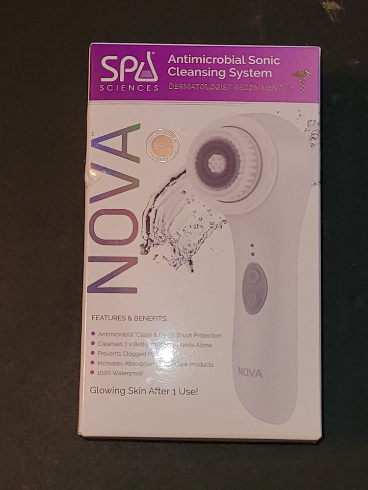 NOVA Spa Sciences NOVA Antimicrobial Sonic Cleansing System NEW Open box