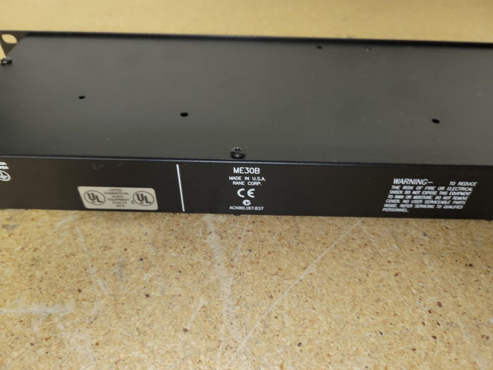 Rane ME30 30 Band Graphic Equalizer