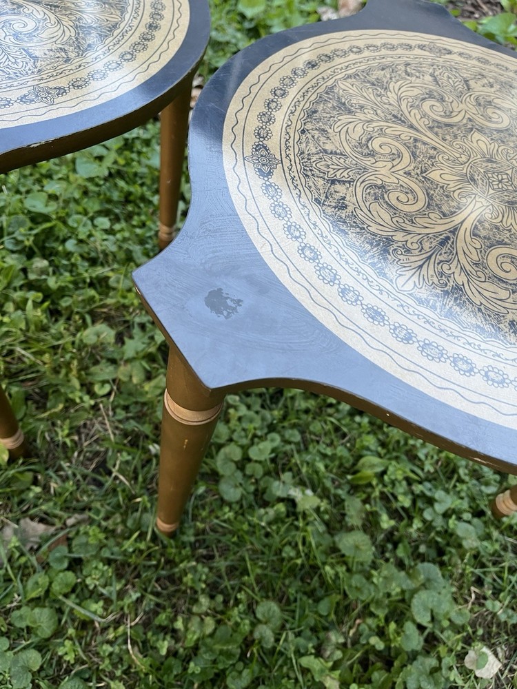 Mcm Stacking Nesting Tables Gold Design