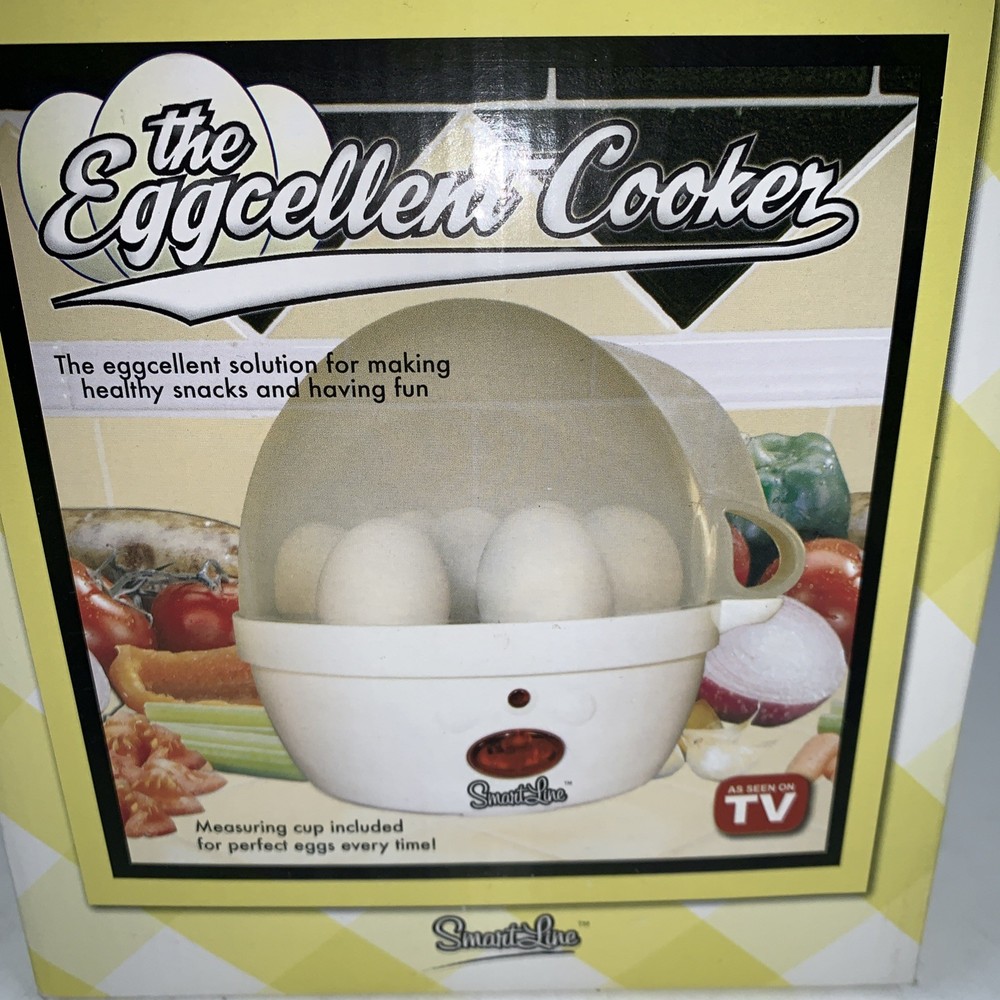 Eggcellent Cooker, Electric Egg Cooker for Hard, Medium Or Soft Boiled Eggs