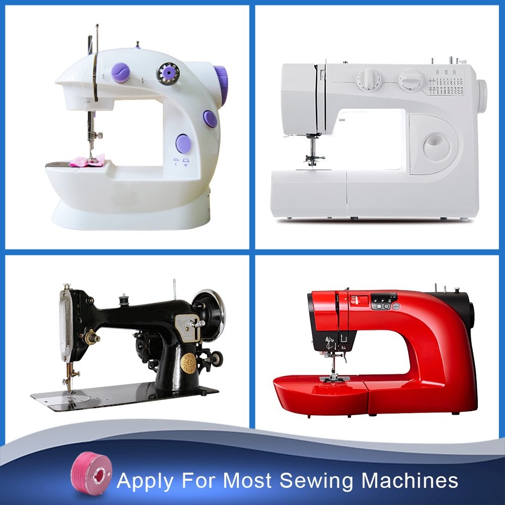 36Pcs Bobbins and Sewing Threads with Bobbin Case for Multiple Sewing Machine...