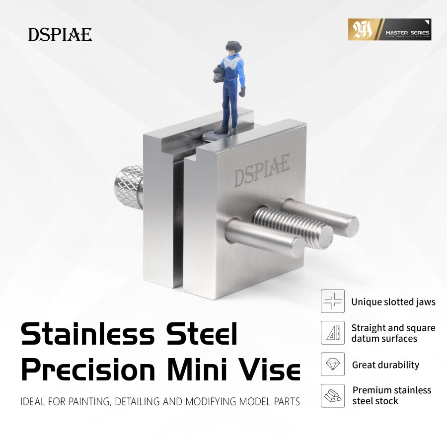 DSPIAE: Stainless Steel Precision Mini Vise - AT-MV