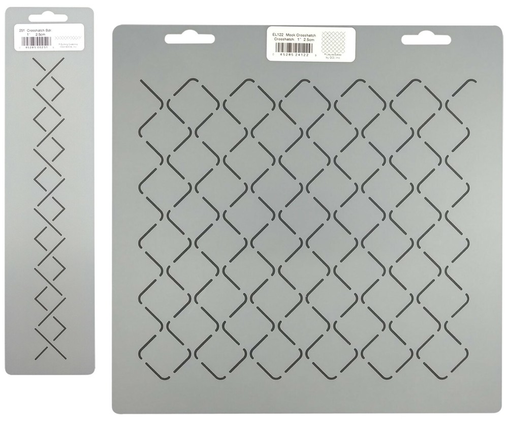 Quilting Stencils Grid Border Crosshatch Quilt Pattern Quilters Plastic Template