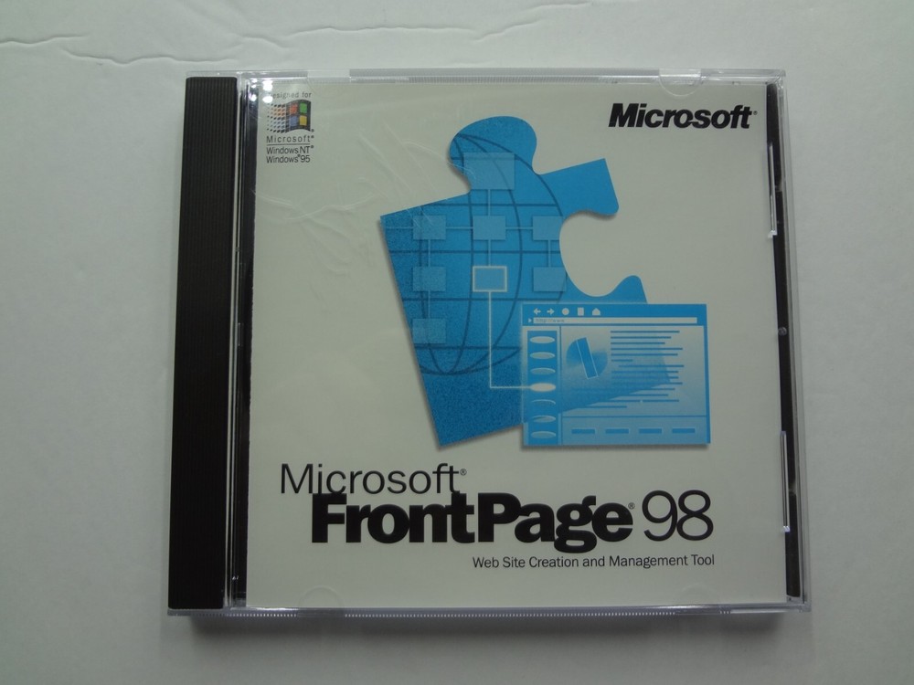 Microsoft Front Page 98 - Web Site Creation And Management Tool