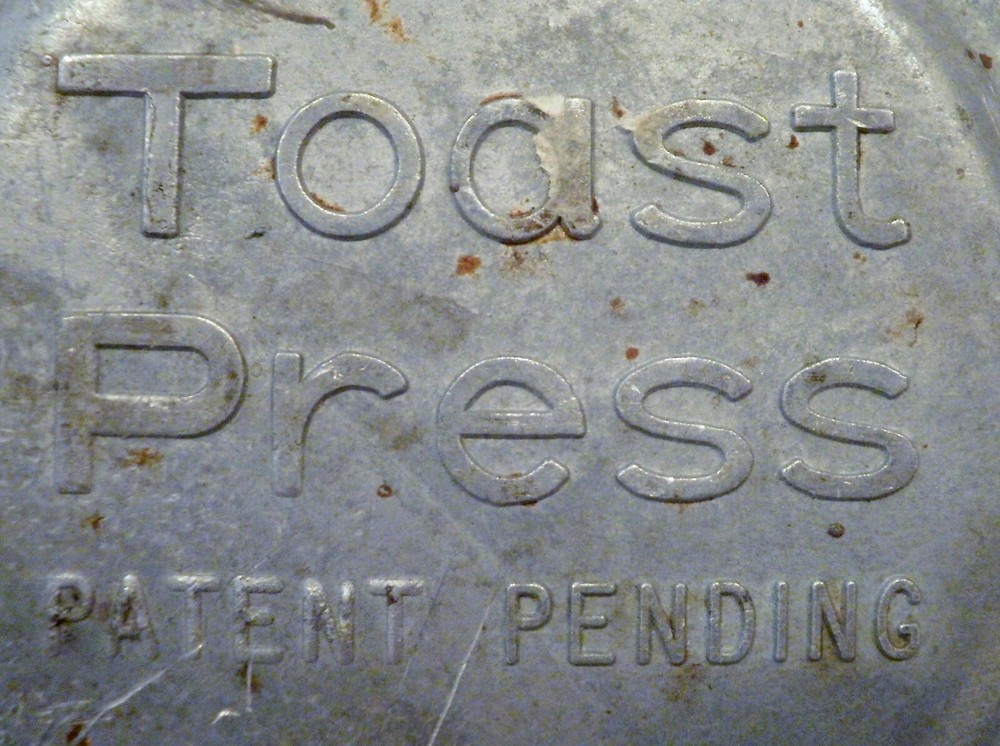 Vintage Toast Press Aluminum